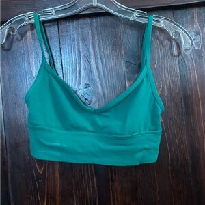 Lululemon Athletica Green Intimates Bra with Adjustable Straps